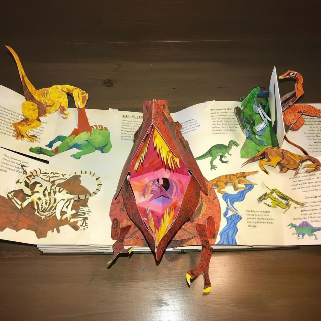 Børns 3D Pop-up Bog Dinosaurer Eventyr 1