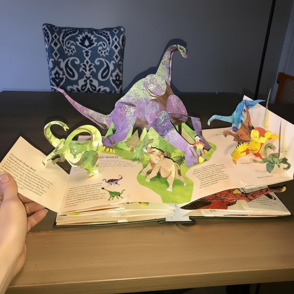 Børns 3D Pop-up Bog Dinosaurer Eventyr 2