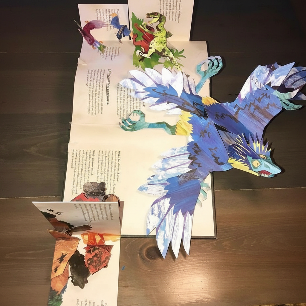 Børns 3D Pop-up Bog Dinosaurer Eventyr 4