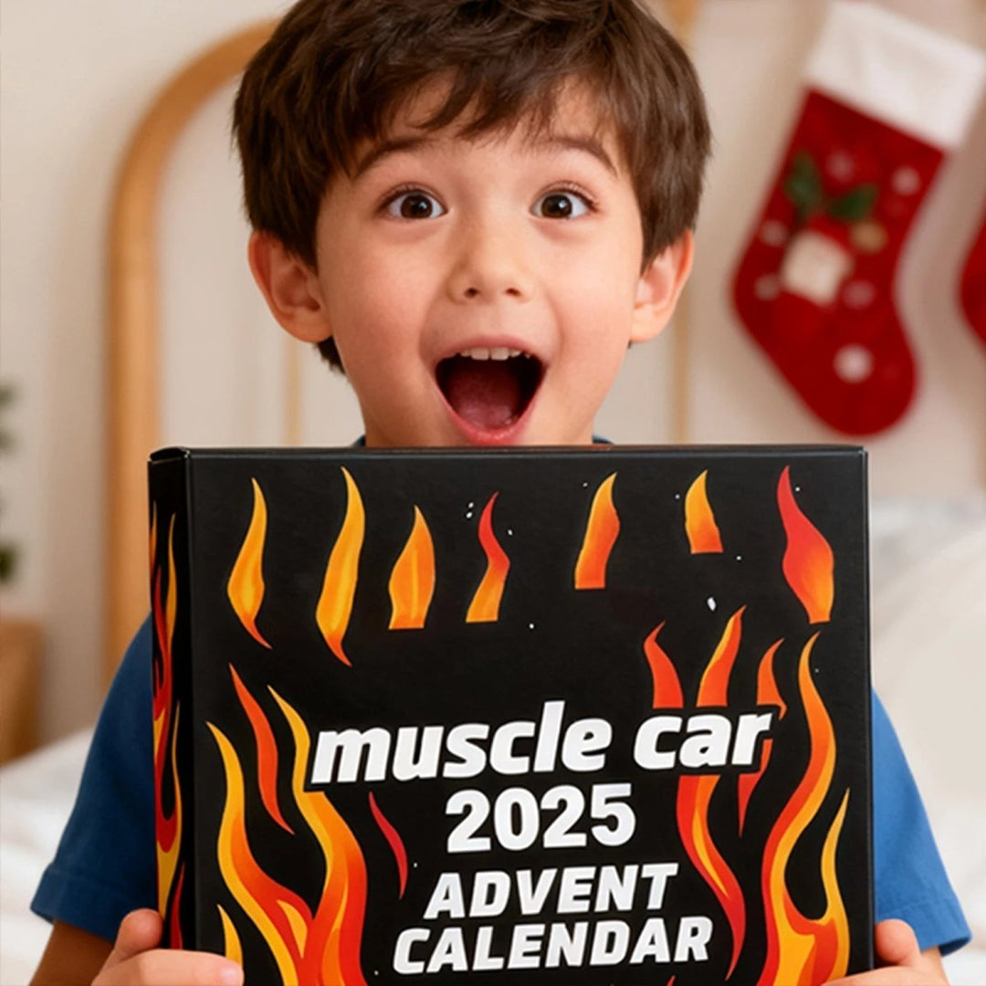 Børns Adventskalender med 24 Miniature Biler 2