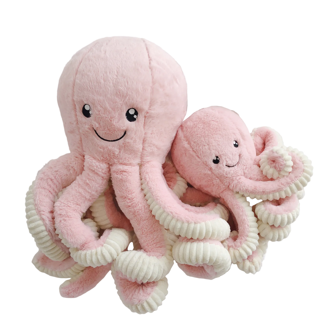 Børns Blæksprutte Plys Legetøj 0