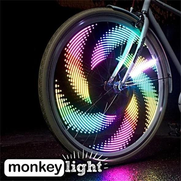 Børns Cykellys med RGB LED Mønstre 2