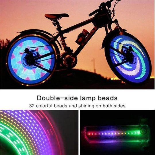 Børns Cykellys med RGB LED Mønstre 4