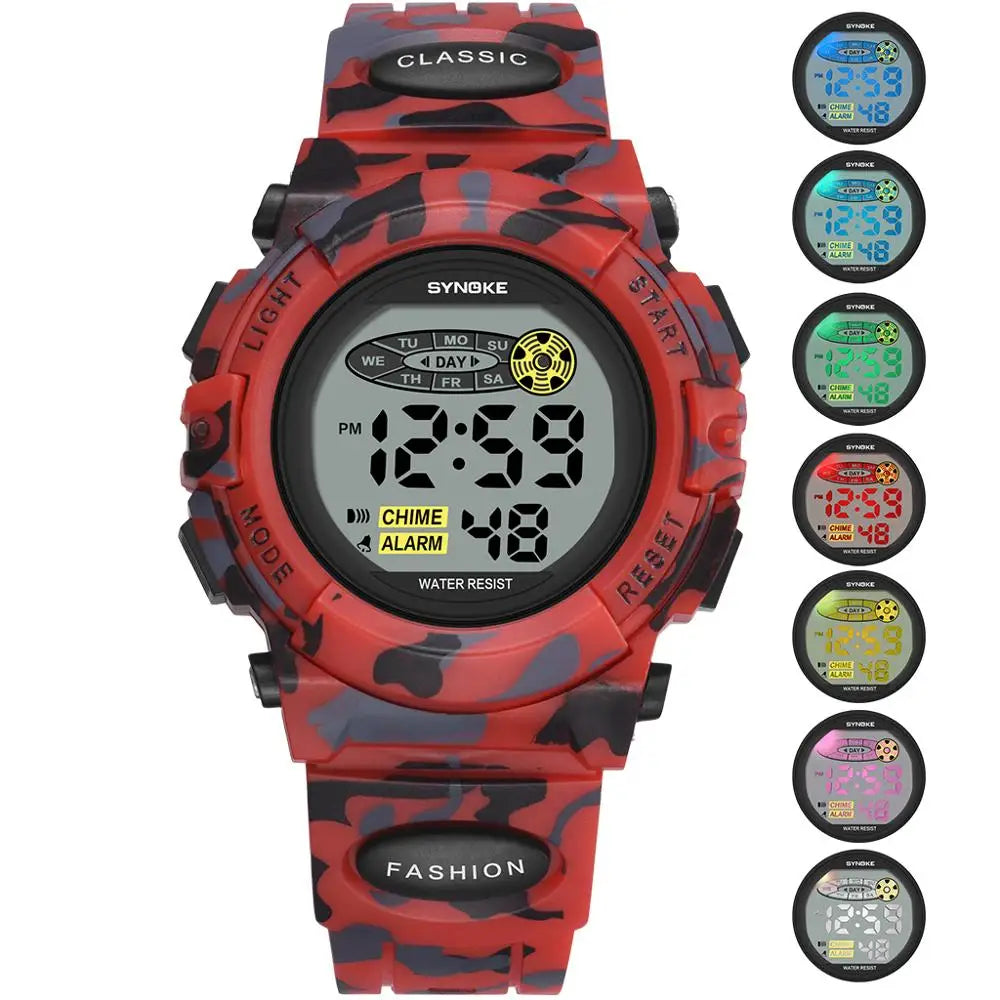 Børns Digitale Armbåndsur Farverigt Design 0