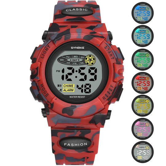 Børns Digitale Armbåndsur Farverigt Design 0