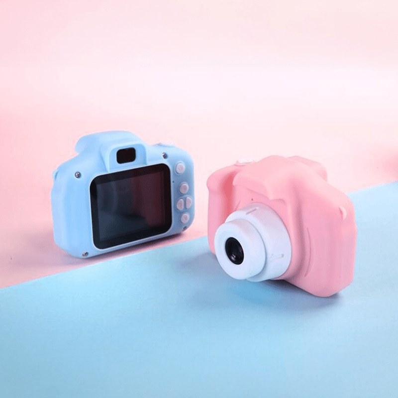 Børns Digitalkamera Kreativ Fotografi Dobbeltkamera 1080p HD 1
