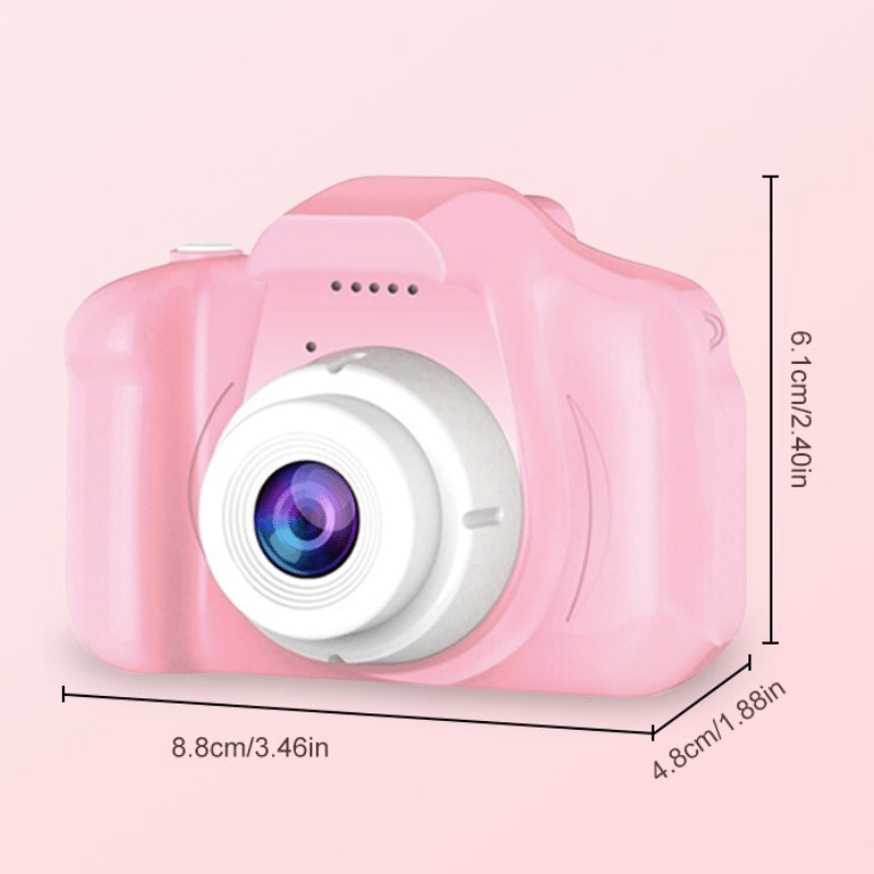 Børns Digitalkamera Kreativ Fotografi Dobbeltkamera 1080p HD 2