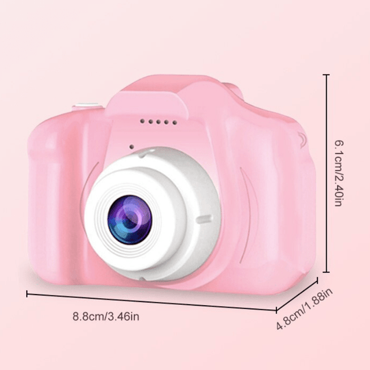 Børns Digitalkamera Kreativ Fotografi Dobbeltkamera 1080p HD 2