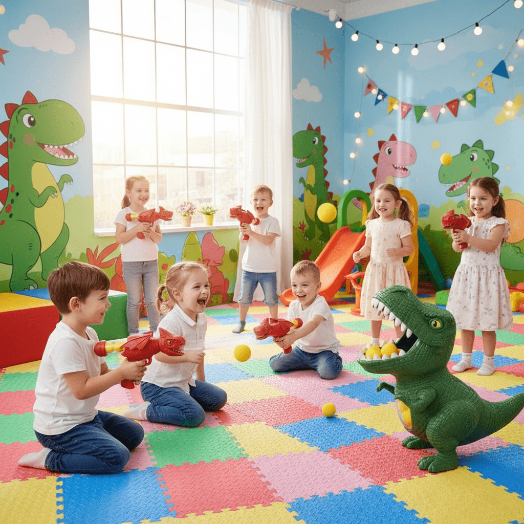 Børns Dinosaur Skydespil DINOPOP BLASTER 1