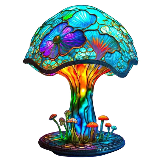 Børns Farvede Glaslampe Med Magisk Design 0