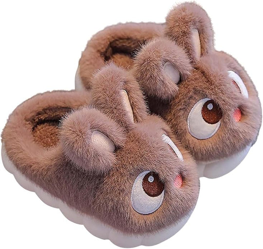 Børns Fluffy Kanin Hjemmesko 3