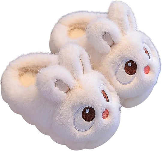 Børns Fluffy Kanin Hjemmesko 4