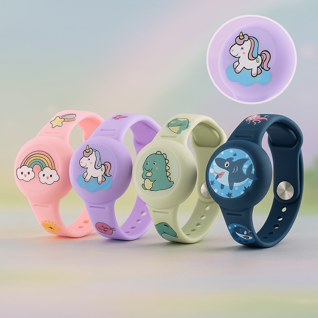 Børns GPS-Armbånd Justerbart Farverigt Design 2