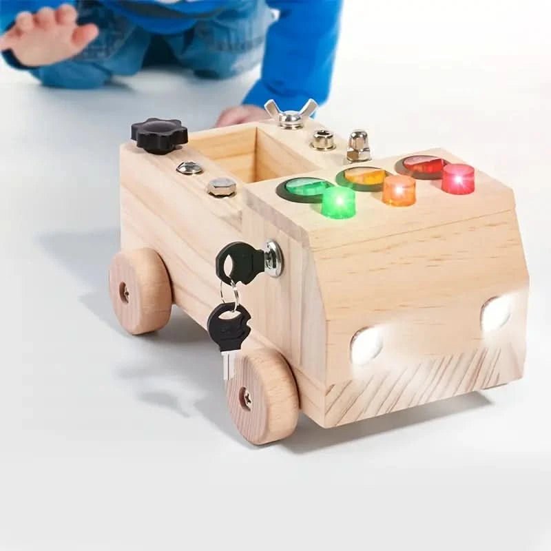 Børns Interaktive Læringslegetøj Busy Board 4