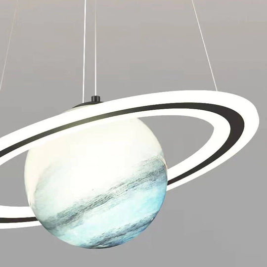 Børns LED Hængelampe Planetarisk Design 5