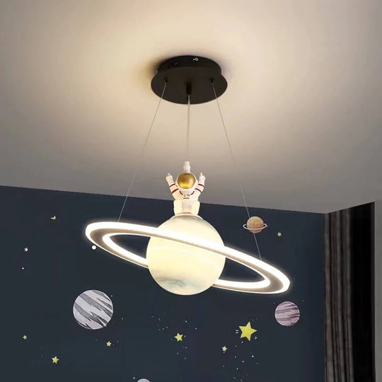 Børns LED Hængelampe Planetarisk Design 6