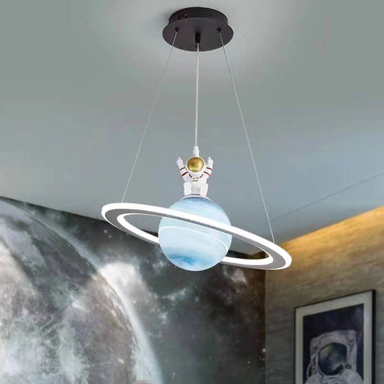 Børns LED Hængelampe Planetarisk Design 9