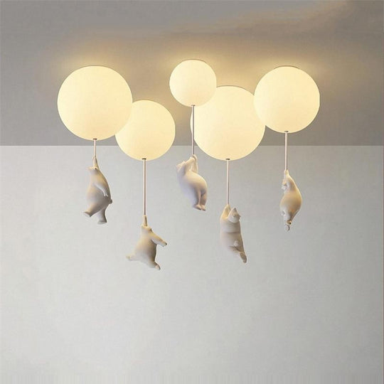 Børns Loftslampe Bjørn Design 1