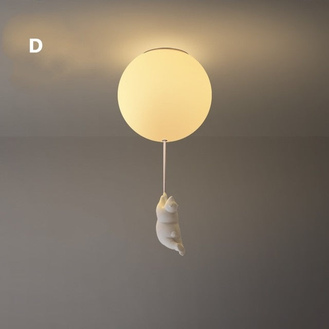 Børns Loftslampe Bjørn Design 10