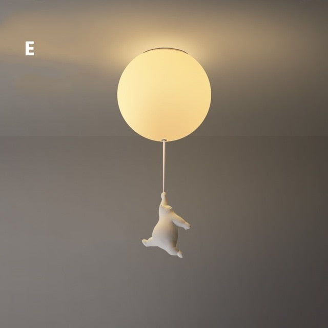 Børns Loftslampe Bjørn Design 12