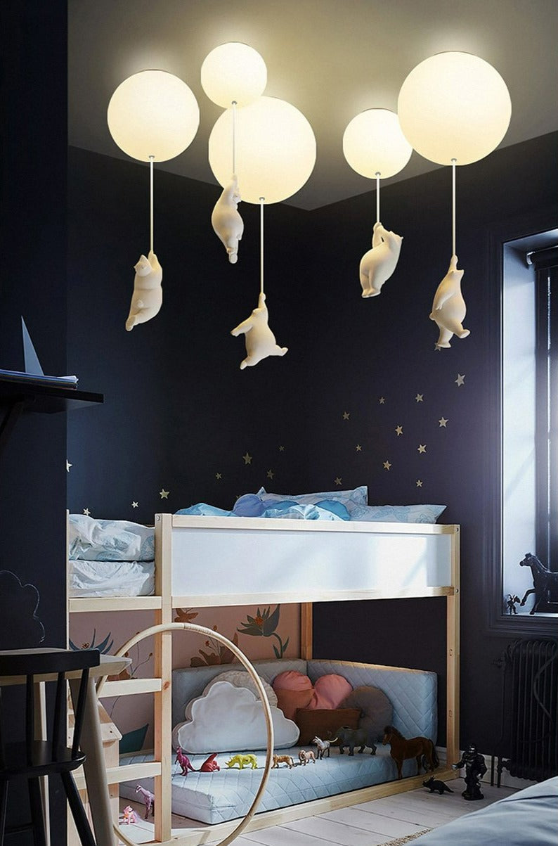 Børns Loftslampe Bjørn Design 4