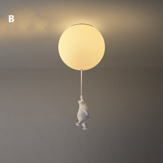 Børns Loftslampe Bjørn Design 9