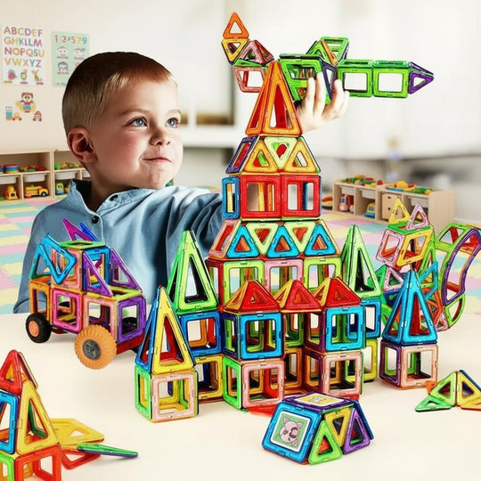 Børns Magnetiske Byggeklodser Kreativ Leg 3