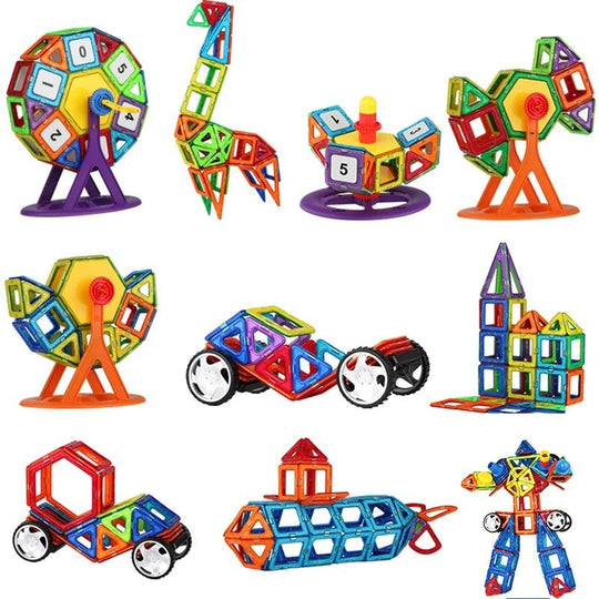 Børns Magnetiske Byggeklodser Kreativ Leg 6