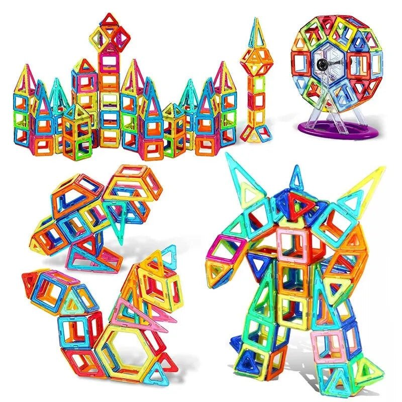 Børns Magnetiske Byggeklodser Kreativ Leg 8