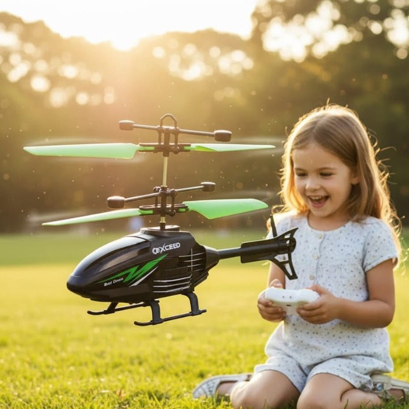 Børns Minihelikopter Genopladelig Med Gyrostabilisering 0