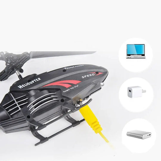 Børns Minihelikopter Genopladelig Med Gyrostabilisering 5