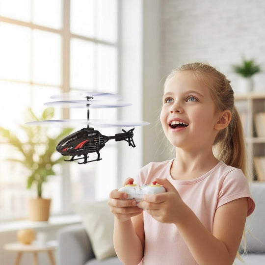Børns Minihelikopter Genopladelig Med Gyrostabilisering 7