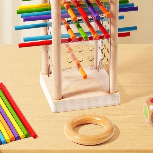 Børns Montessori Legetøj Tællestænger Sæt til Kognitiv Læring og Finmotorik 4