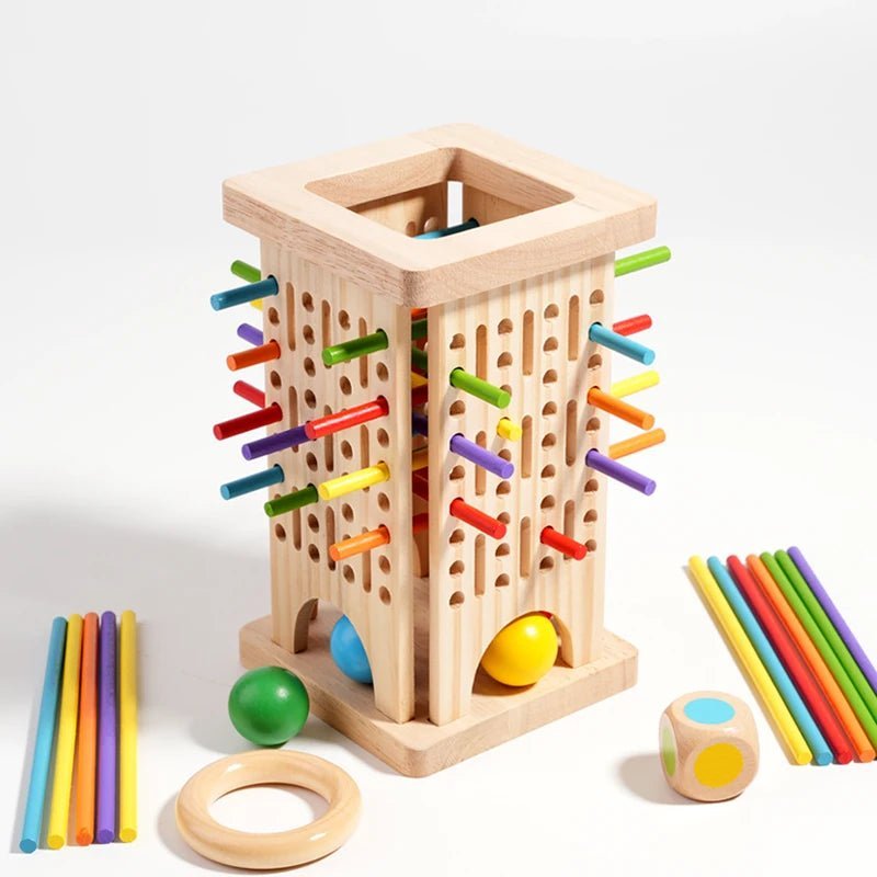 Børns Montessori Legetøj Tællestænger Sæt til Kognitiv Læring og Finmotorik 7