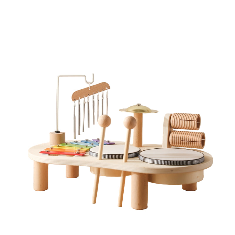 Børns Musikbord med Trommer og Xylofon 0
