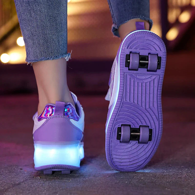 Børns Rulleskøjter med LED Lys 3
