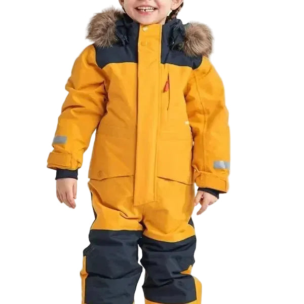 Børns Skioverall Vandtæt og Vindtæt med Hætte 0