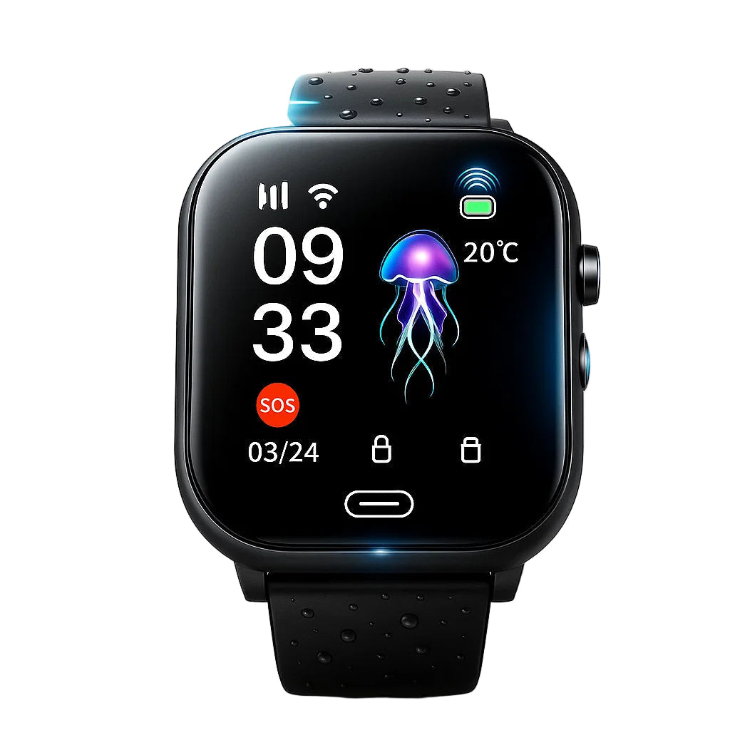 Børns Smartwatch med GPS og Kamera, Vandtæt og Letvægts Design 0