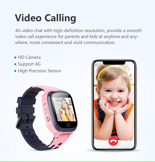 Børns Smartwatch med GPS og Videoopkald Robust Design 3