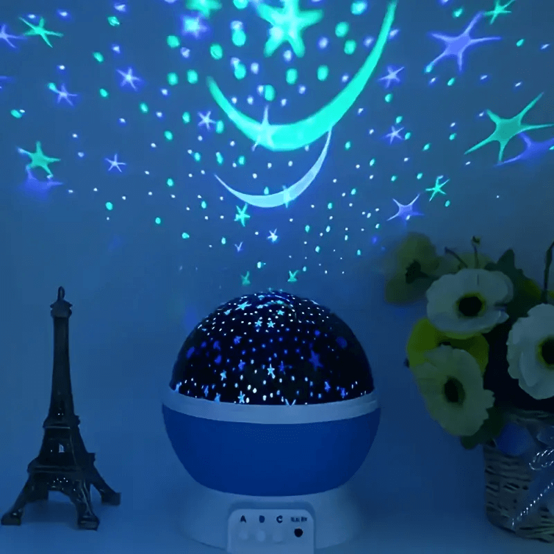 Børns Stjerneprojektor Natlampe Farverig 6