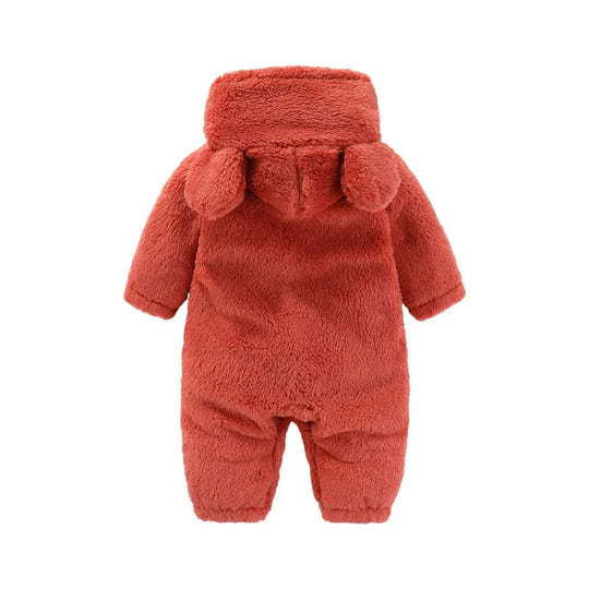 Børns Teddy Jumpsuit med Hætte 3