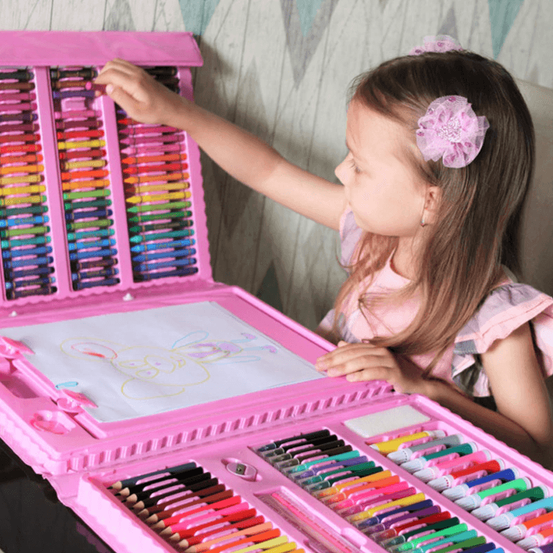 Børns Tegnesæt med 208 Dele 4