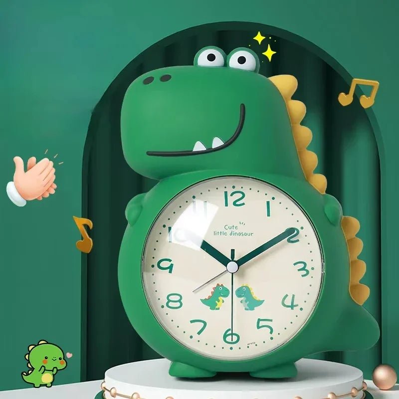 Børns Vækkeur Dinosaur Design Med Blidt Lys 5