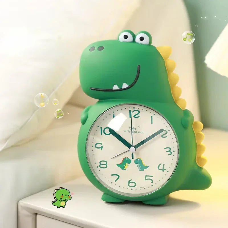 Børns Vækkeur Dinosaur Design Med Blidt Lys 6