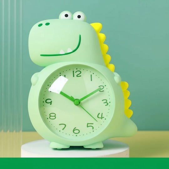 Børns Vækkeur Dinosaur Design Med Blidt Lys 7