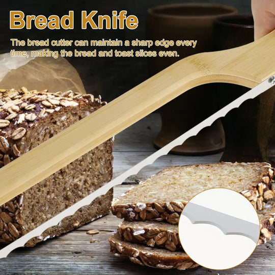 Brødkniv med Takket Design til Præcise Snit 4