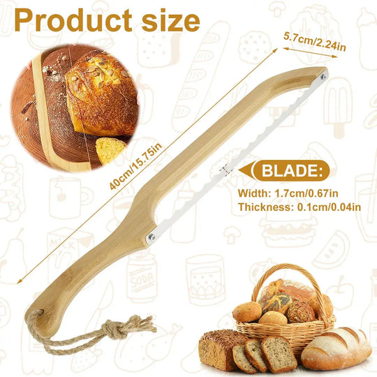 Brødkniv med Takket Design til Præcise Snit 5