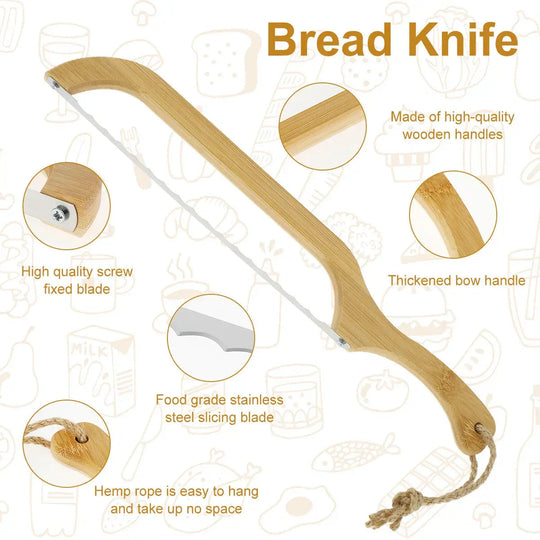 Brødkniv med Takket Design til Præcise Snit 6