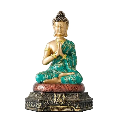 Buddha Statue Mediterende Design 0