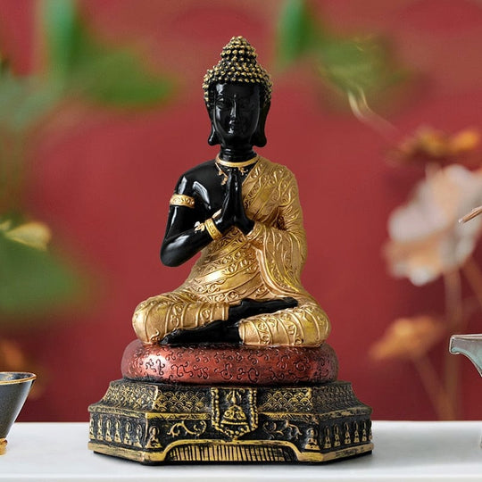 Buddha Statue Mediterende Design 1
